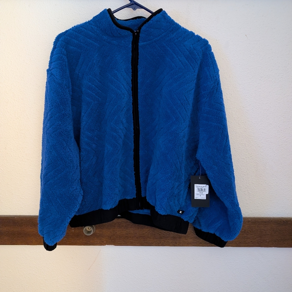 Hurley Royal Blue Fleece Jacket